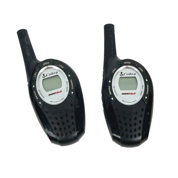 Cobra PR 590 WX Two-Way Radio Model MicroTalk Walkie Talkies w/ Manual & Charger - Picture 2 of 7
